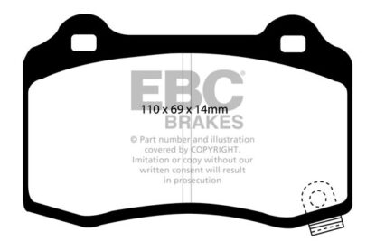 EBC Bluestuff bromsbelägg