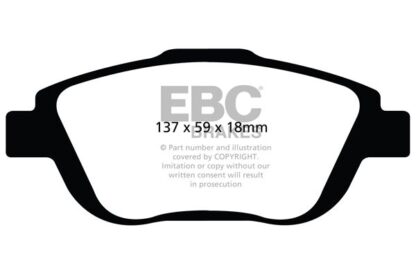 EBC Yellowstuff bromsbelägg