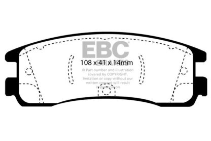 EBC Greenstuff bromsbelägg