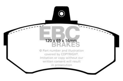 EBC Redstuff bromsbelägg