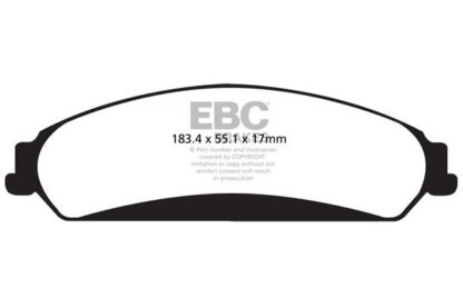 EBC Redstuff bromsbelägg